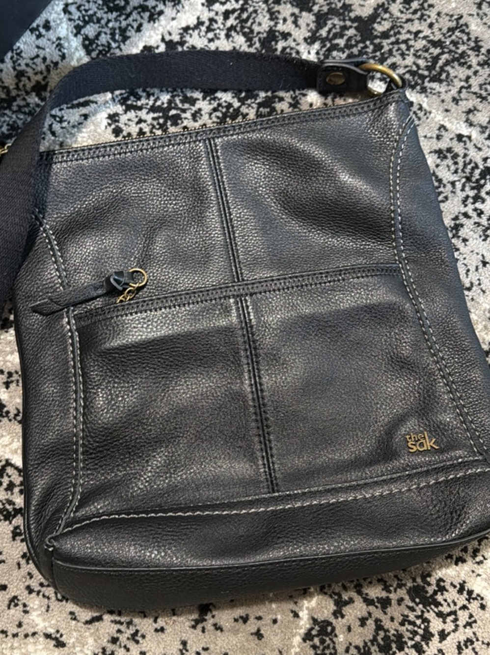 The Sak: Black Leather (buttery soft) Shoulder Bag